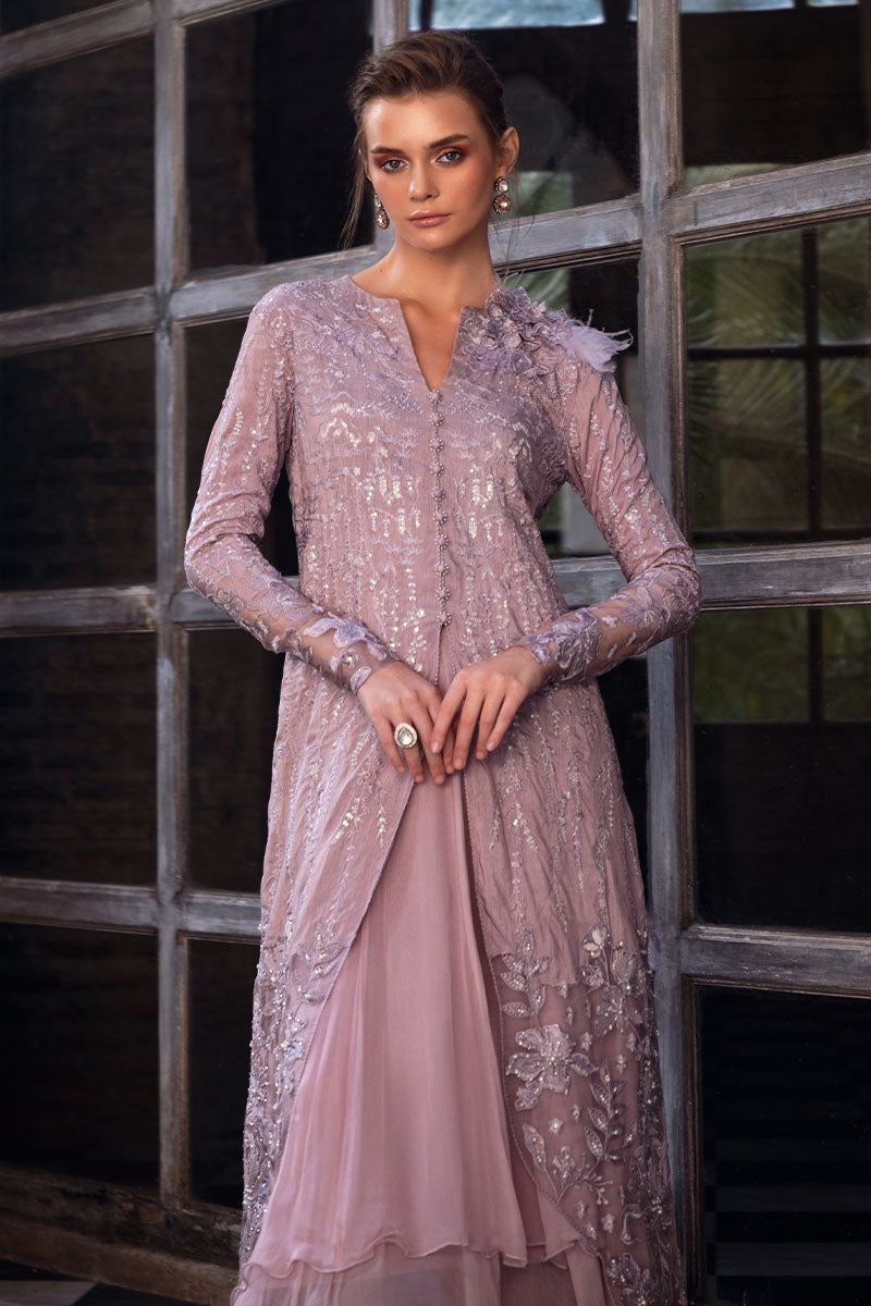 Mushq | Fusion Pret | EMBER - Designer Dress with Intricate embroidery and embellishments. Shop elegent wedding dress at Maria Faisal.