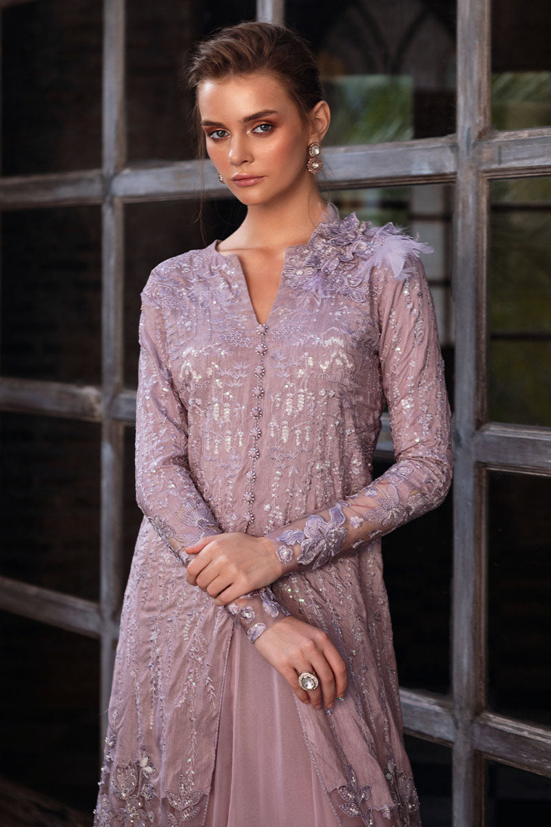 Mushq | Fusion Pret | EMBER - Designer Dress with Intricate embroidery and embellishments. Shop elegent wedding dress at Maria Faisal.