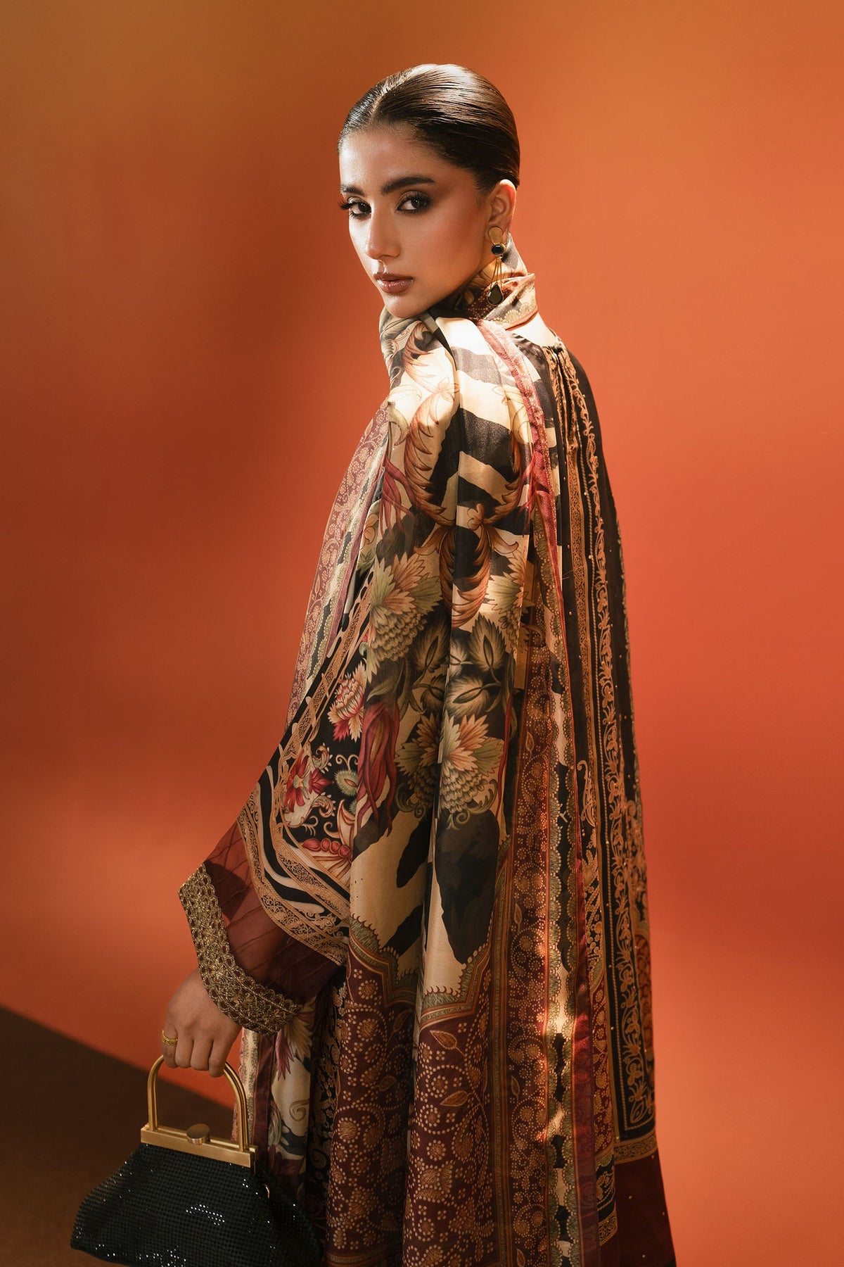 Maria B | Eid Collection 2026 | Mps-Ef26-02 Black - Luxury Dress - available at Maria Faisal in UK and USA.