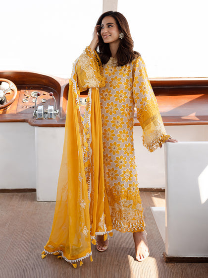 Parishay | Monaco Luxury Lawn 25 | MS-02 - Ladies Clothes 