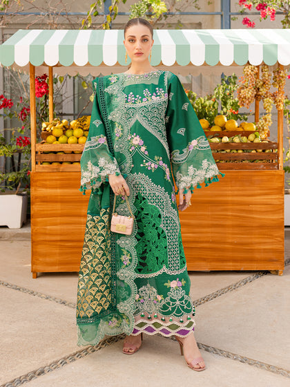 Parishay | Monaco Luxury Lawn 25 | MS-09 - Ladies Clothes 
