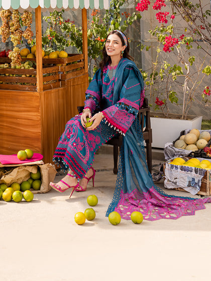 Parishay | Monaco Luxury Lawn 25 | MS-11 - Ladies Clothes 