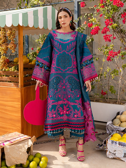 Parishay | Monaco Luxury Lawn 25 | MS-11 - Ladies Clothes 
