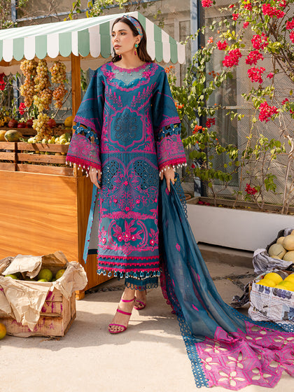 Parishay | Monaco Luxury Lawn 25 | MS-11 - Ladies Clothes 
