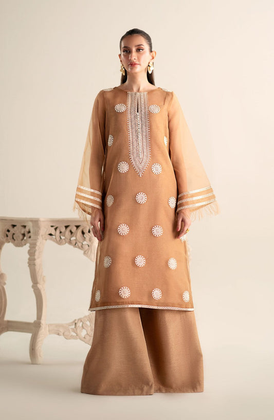 Maryum N Maria | Lagom Ready to Wear | CARNATION - MS-24192 - Designer Dress with Intricate embroidery and embellishments. Shop elegent wedding dress at Maria Faisal.