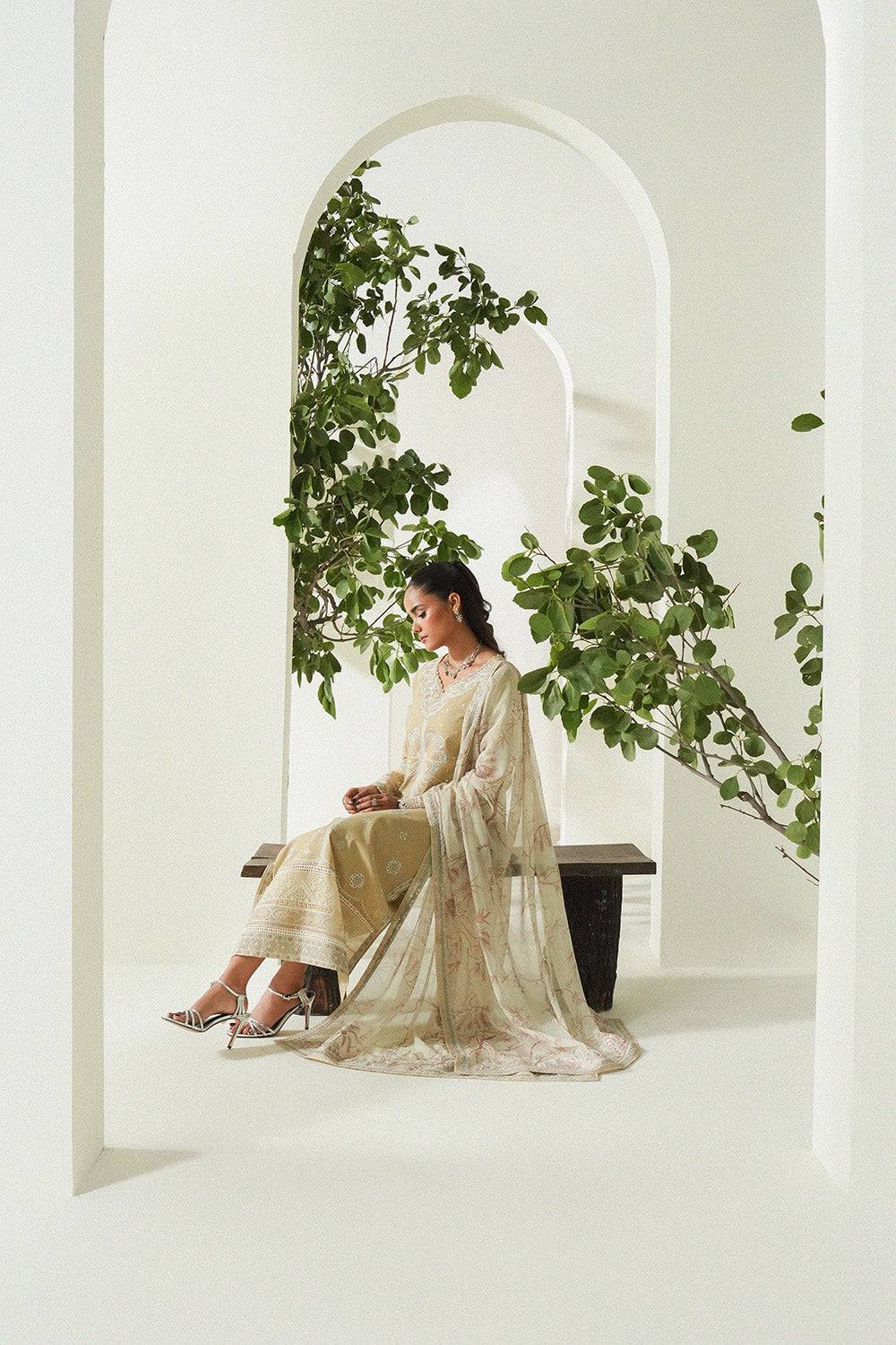 Maryum N Maria | Soiree Lawn | Summer Sand by Maria Faisal - Registered Vendor of : Maryam N Maria - type : Ladies Clothes - 100% original wedding dresses