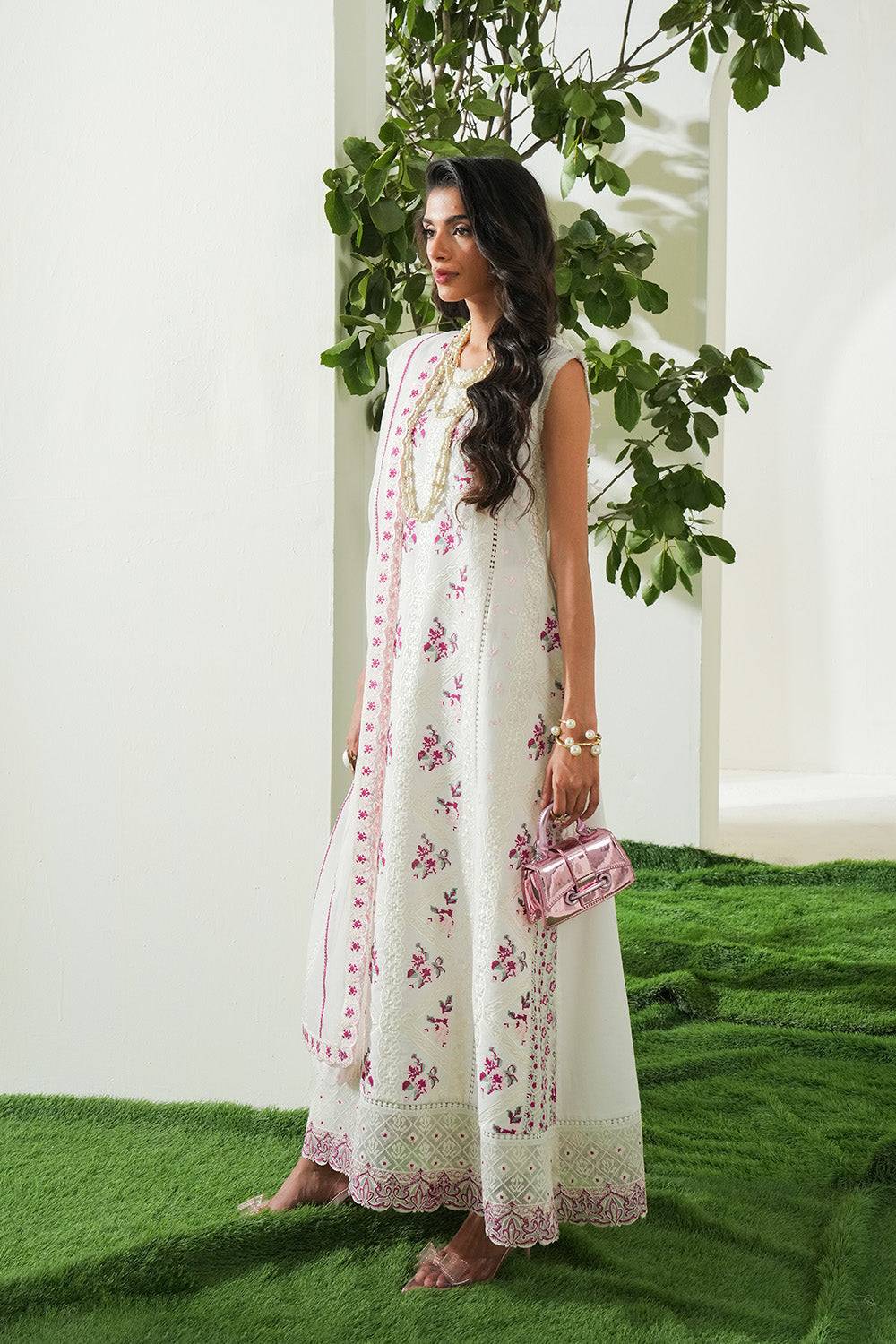Maryum N Maria | Soiree Lawn | Frosted Meadow by Maria Faisal - Registered Vendor of : Maryam N Maria - type : Ladies Clothes - 100% original wedding dresses