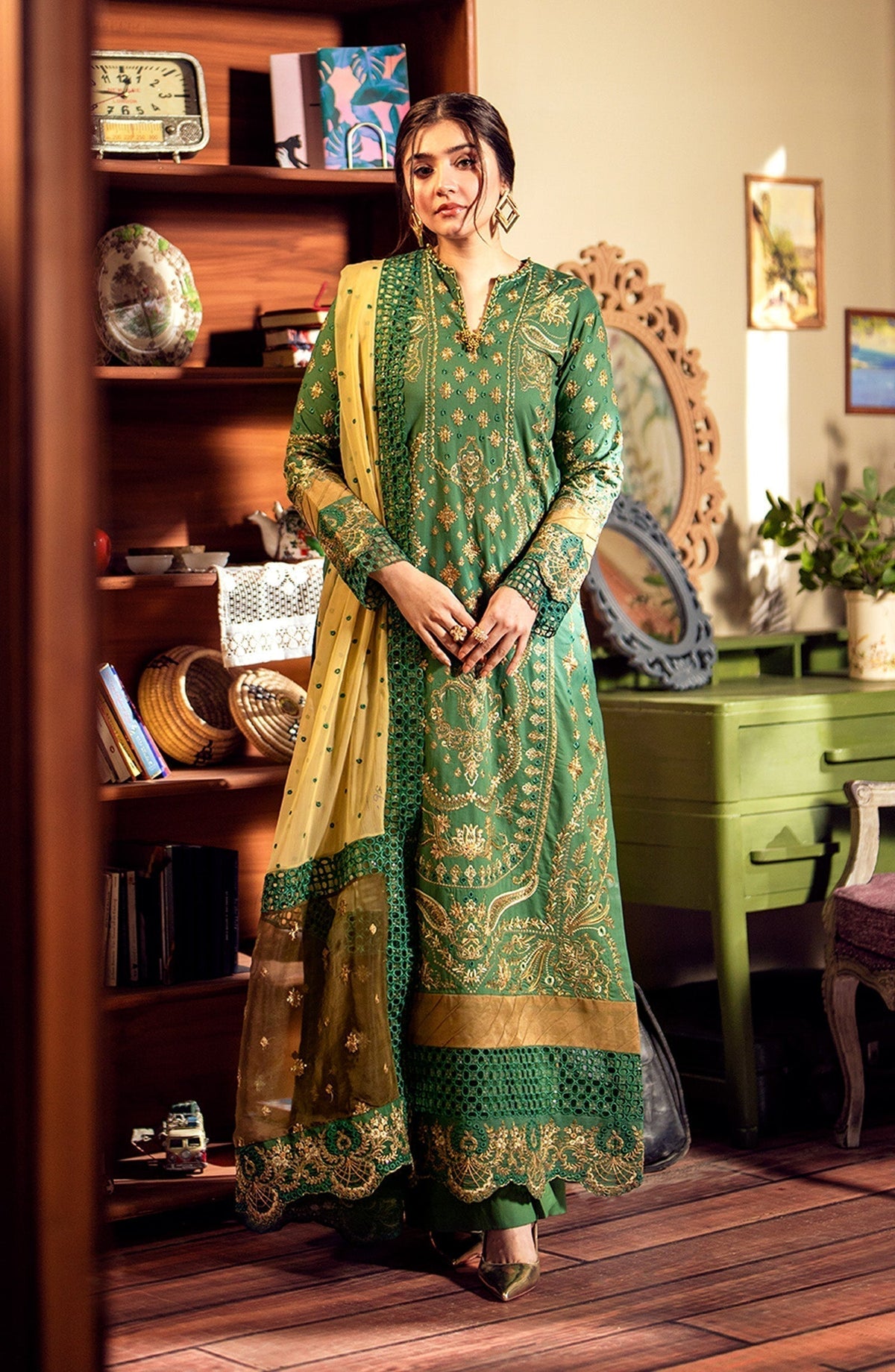 Maryum N Maria | Luxury Lawn 24 | Dure - Ladies Clothes - Maria Faisal