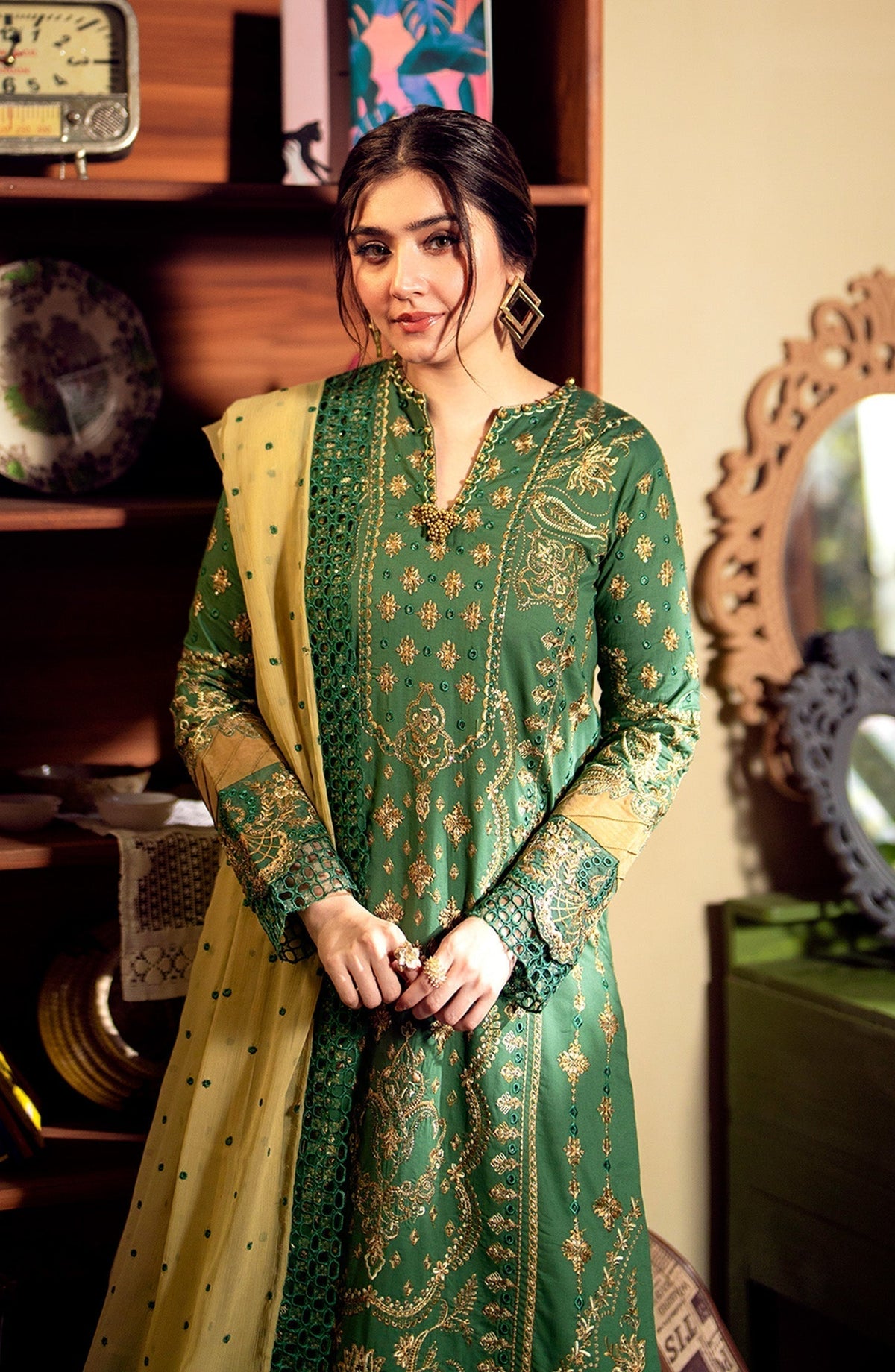 Maryum N Maria | Luxury Lawn 24 | Dure - Ladies Clothes - Maria Faisal
