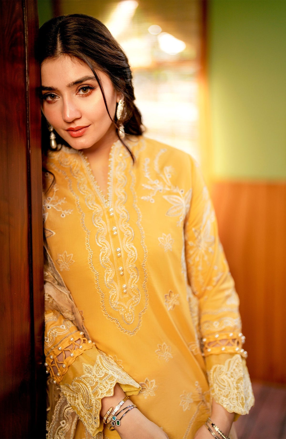 Maryum N Maria | Luxury Lawn 24 | Lamya - Ladies Clothes - Maria Faisal