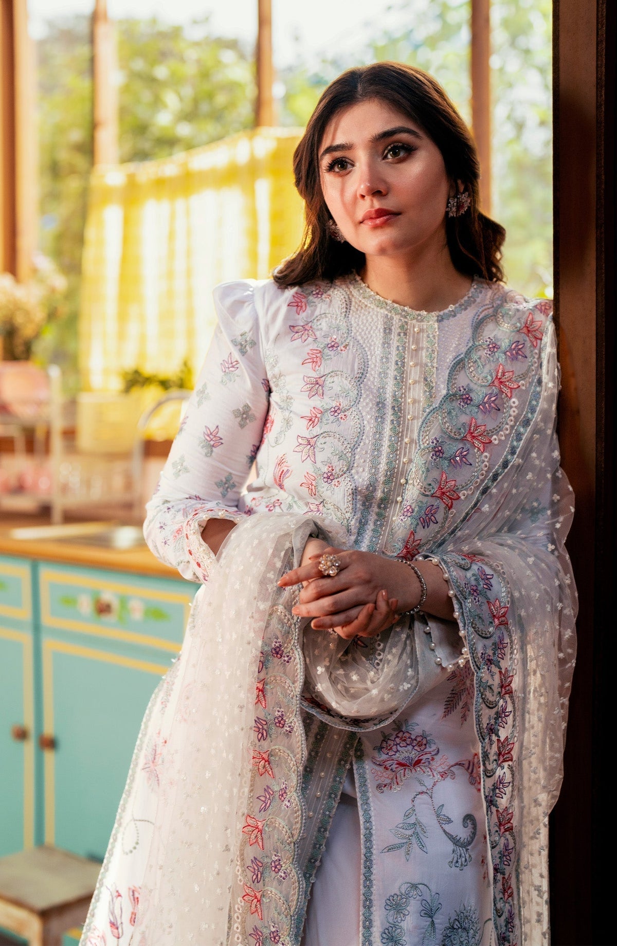 Maryum N Maria | Luxury Lawn 24 | Fatin - Ladies Clothes - Maria Faisal