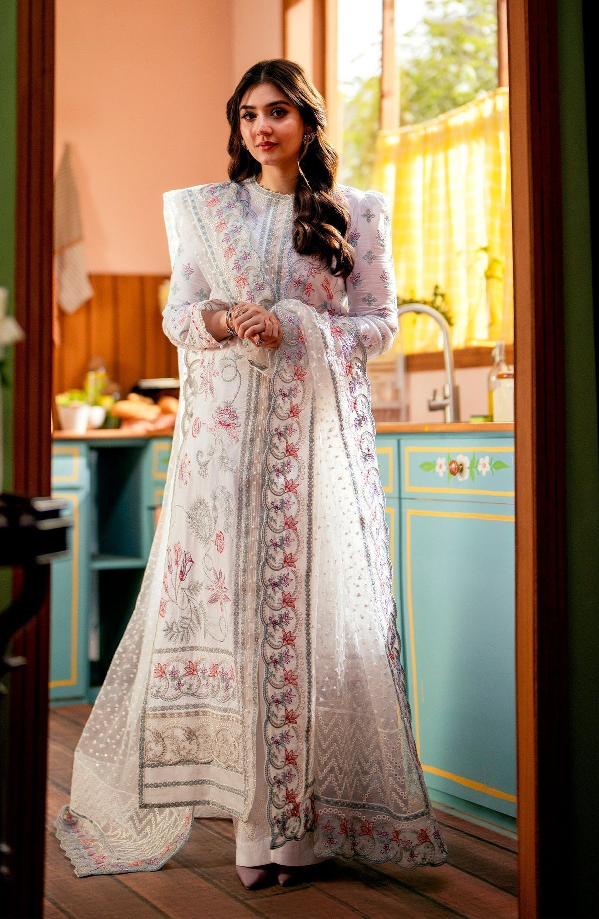 Maryum N Maria | Luxury Lawn 24 | Fatin - Ladies Clothes - Maria Faisal
