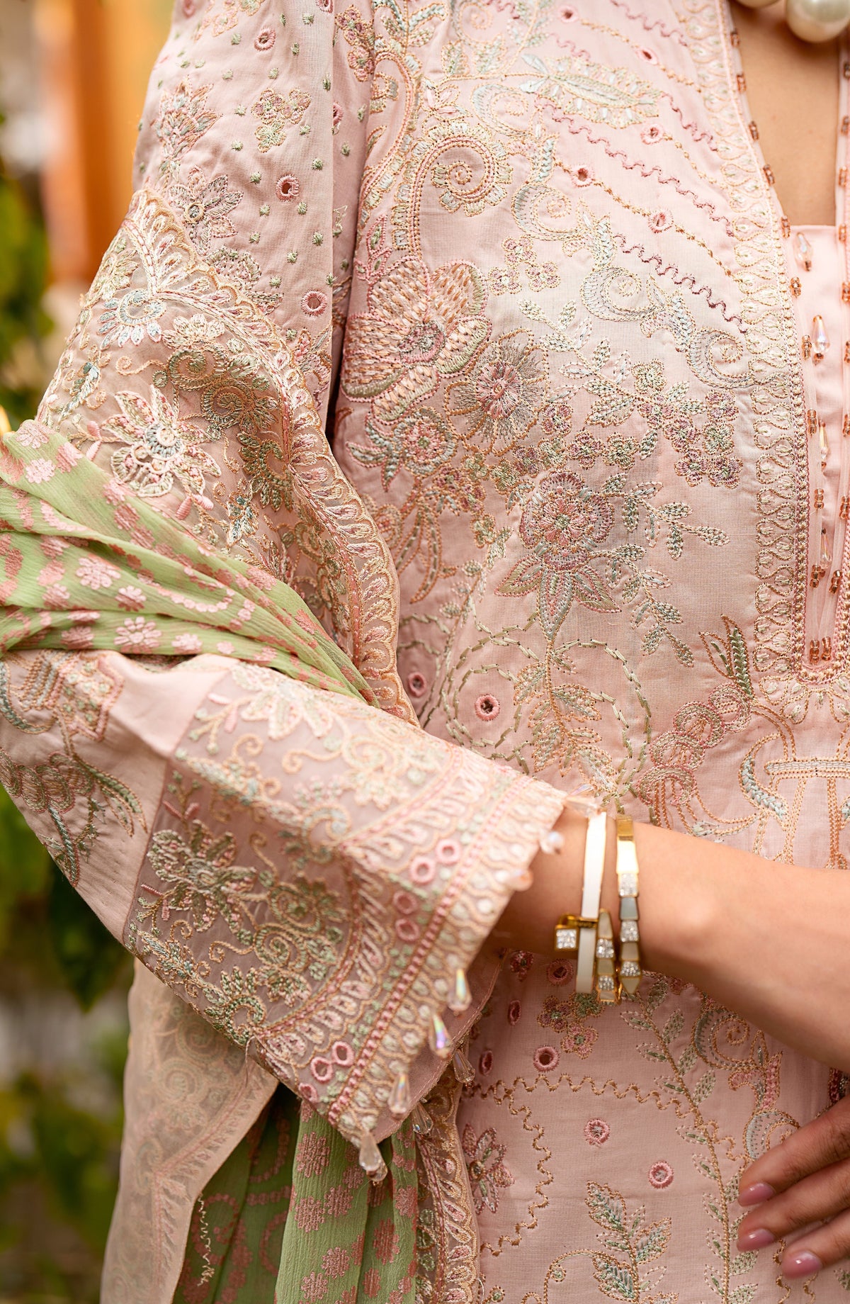 Maryum N Maria | Luxury Lawn 24 | Bennu - Wedding Dress - Maria Faisal