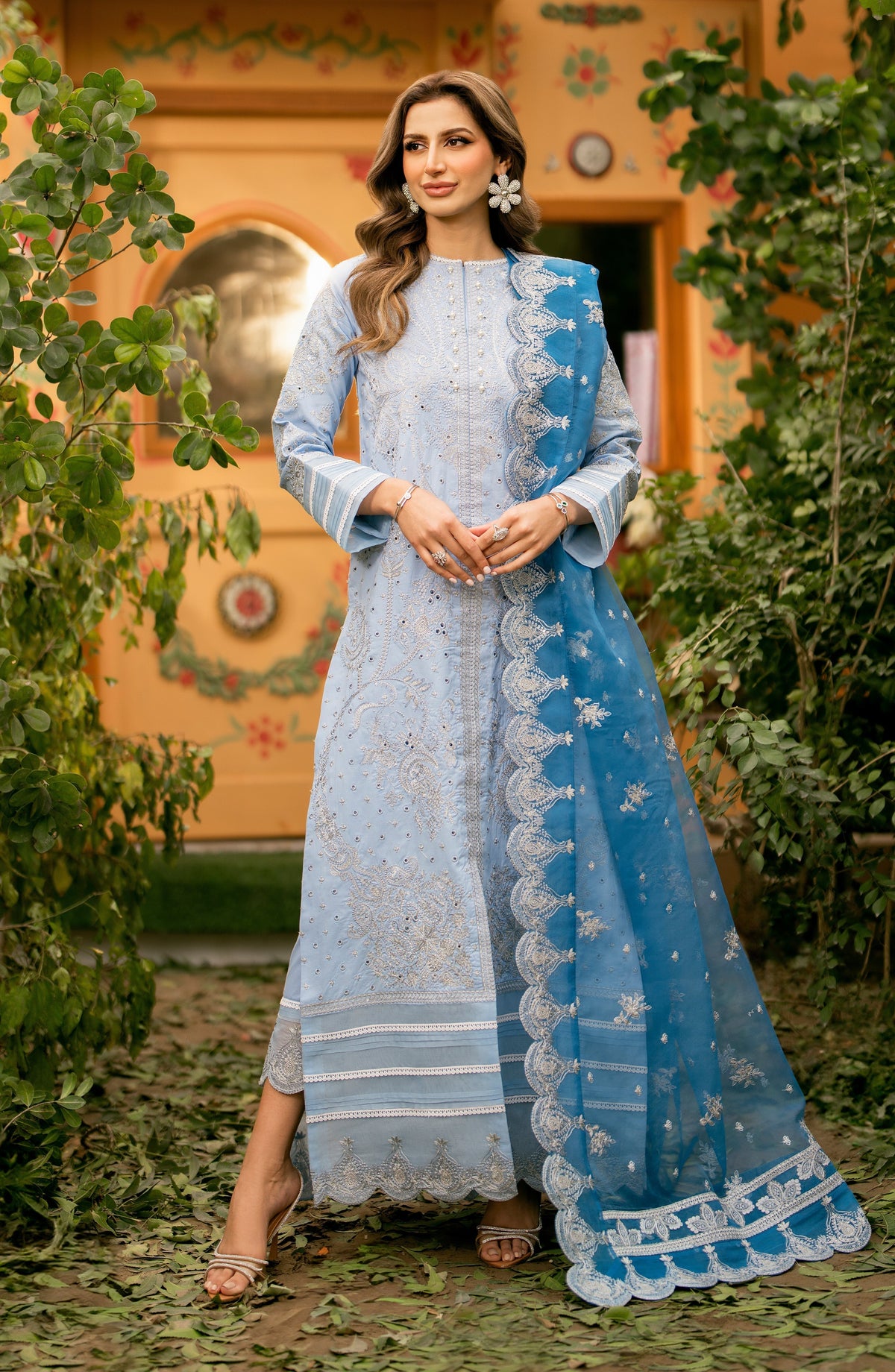 Maryum N Maria | Luxury Lawn 24 | Eshe - Ladies Clothes - Maria Faisal