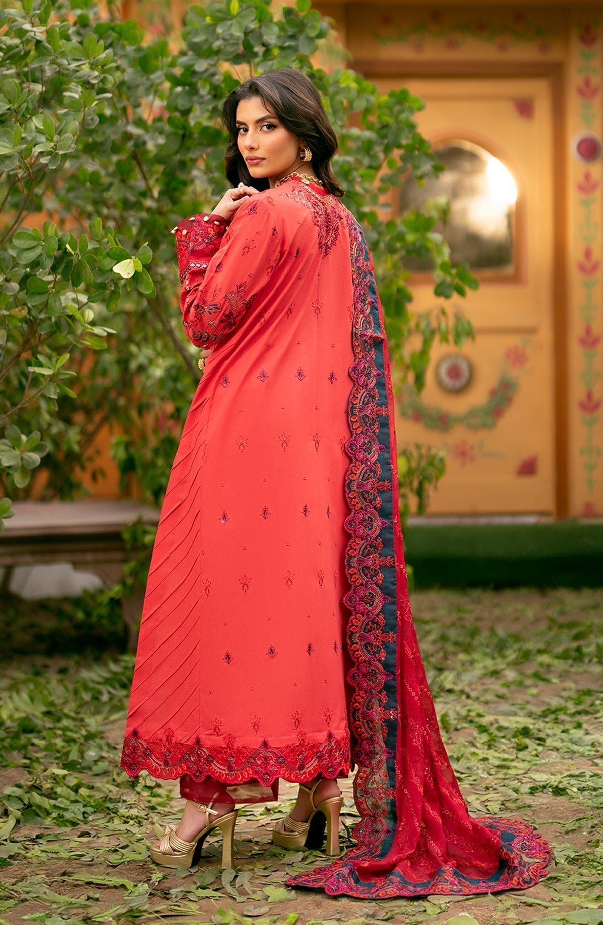 Maryum N Maria | Luxury Lawn 24 | Aliana - Wedding Dress - Maria Faisal