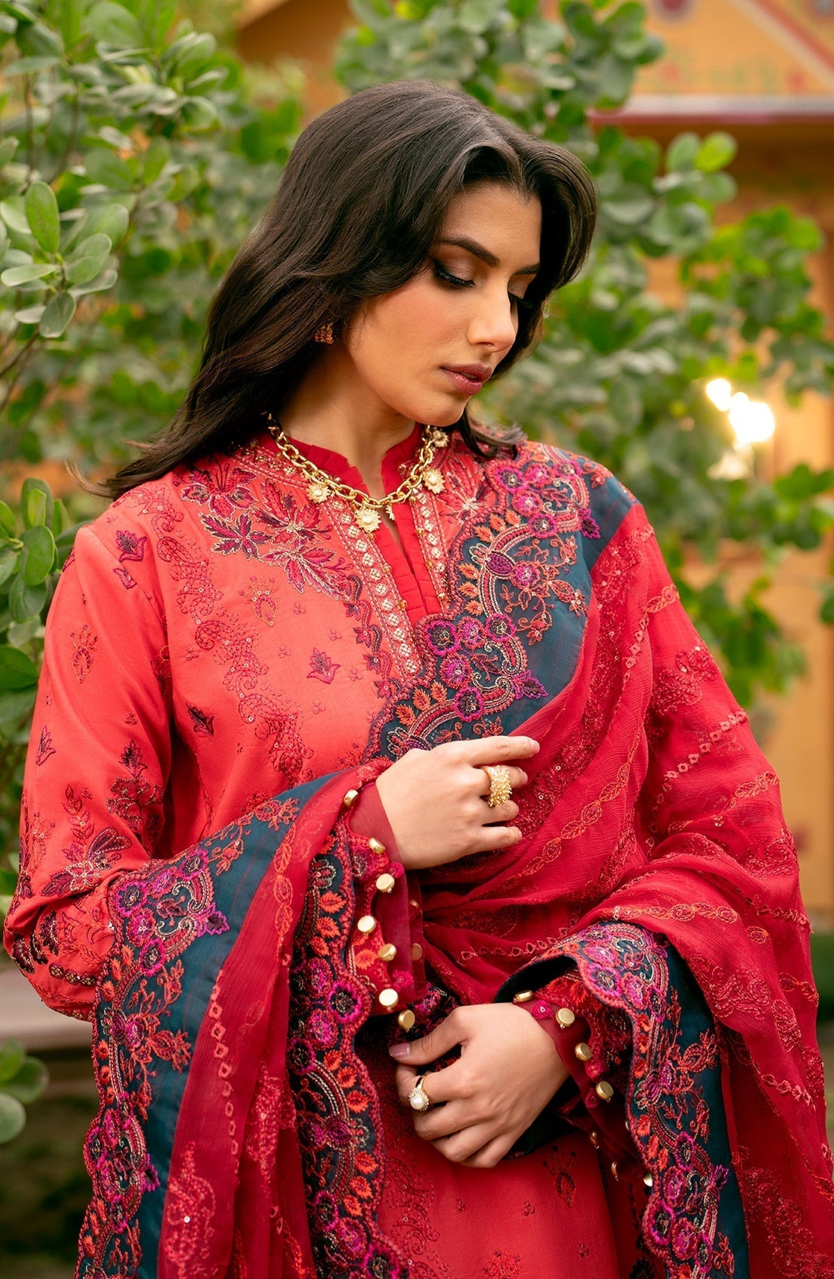 Maryum N Maria | Luxury Lawn 24 | Aliana - Wedding Dress - Maria Faisal