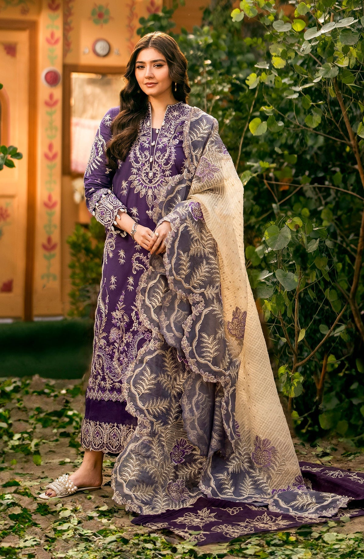 Maryum N Maria | Luxury Lawn 24 | Rahma - Ladies Clothes - Maria Faisal