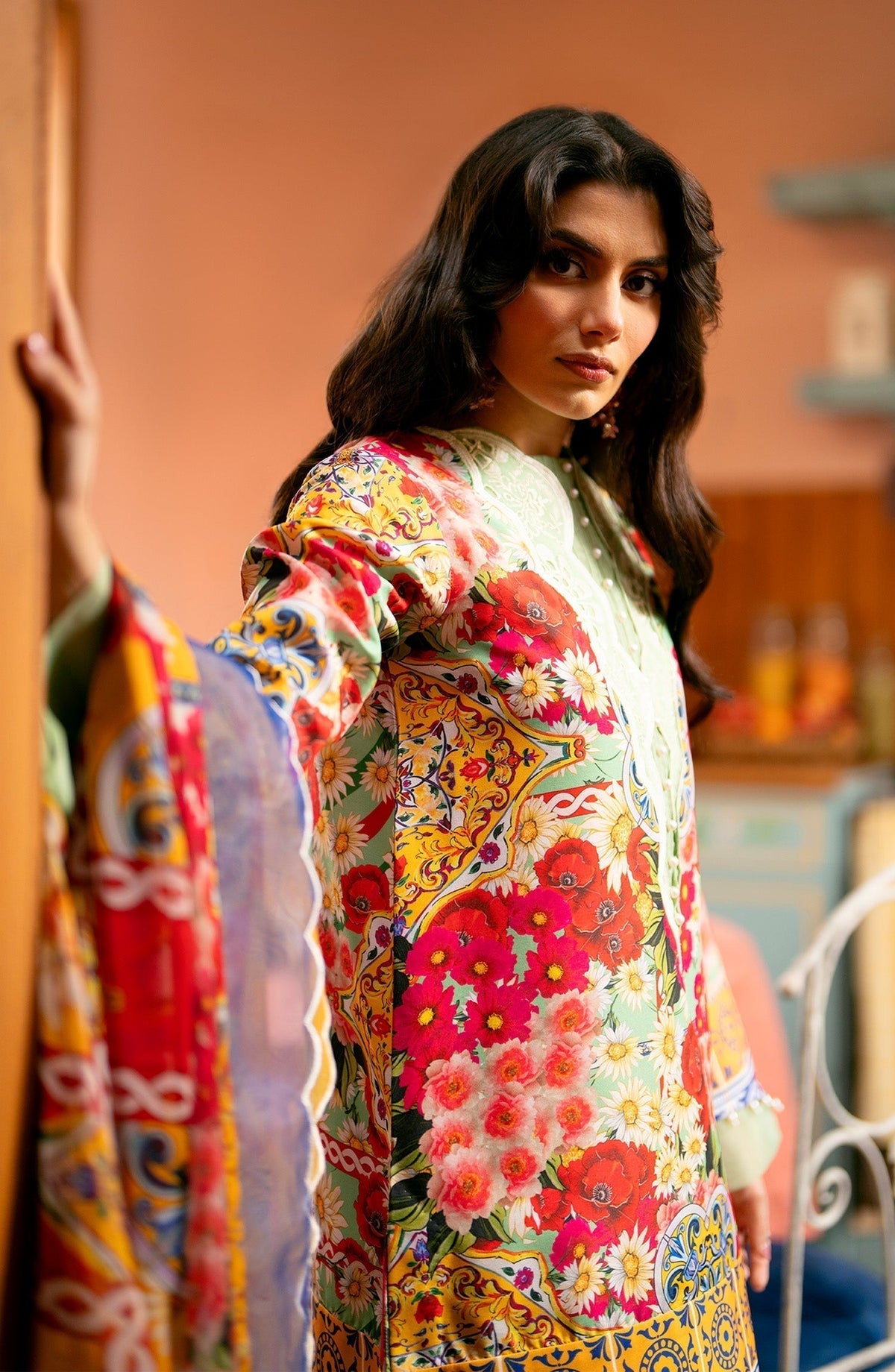 Maryum N Maria | Luxury Lawn 24 | Ana - Ladies Clothes - Maria Faisal