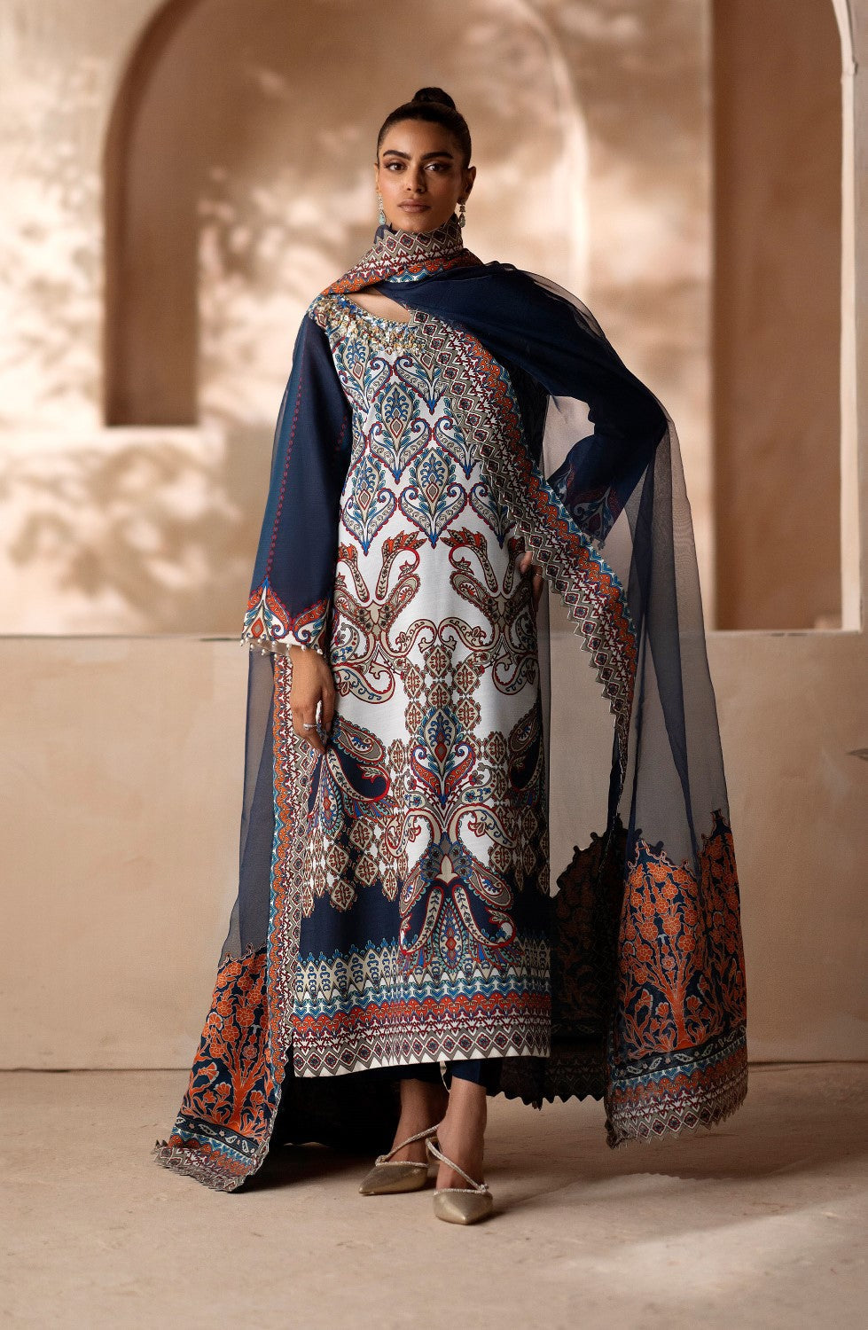 Maryum N Maria | Zeil Winter | CHARVI - MS40098 - Ladies Clothes - Maria Faisal