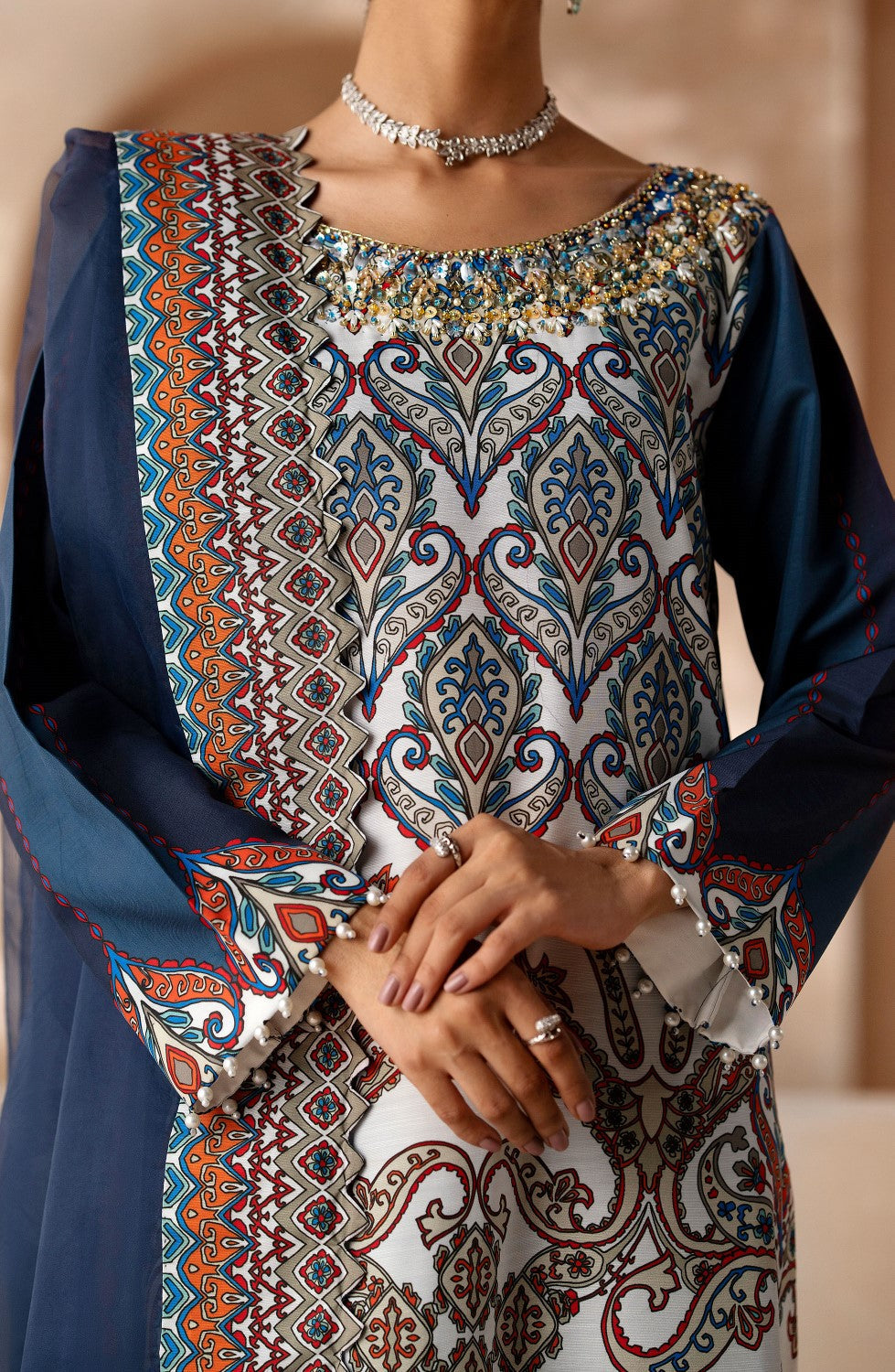 Maryum N Maria | Zeil Winter | CHARVI - MS40098 - Ladies Clothes - Maria Faisal
