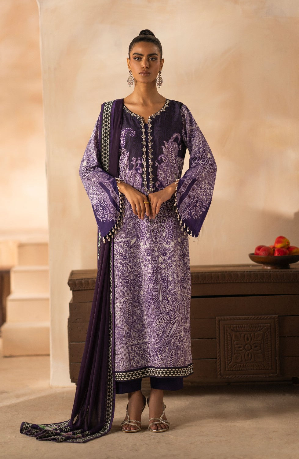 Maryum N Maria | Zeil Winter | ISHIKA - MS40100 - Ladies Clothes - Maria Faisal