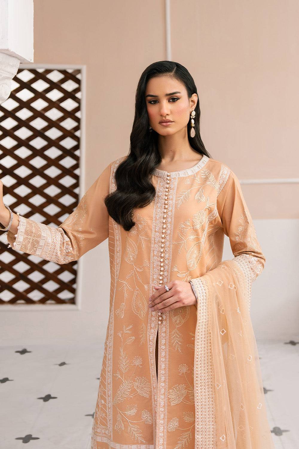 Maryum N Maria | Eid Luxury Lawn 25 | AFSHAN - MS50165 by Maria Faisal - Registered Vendor of : Maryum N Maria - type : Ladies Clothes - 100% original wedding dresses