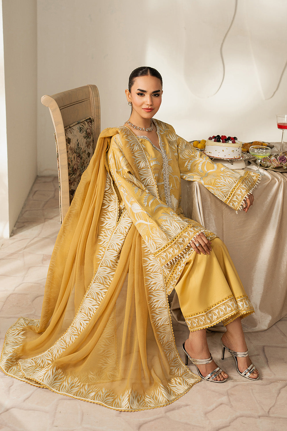 Maryum N Maria | The Eid Affair | AVEEN - MSS6380 - Luxury Dress - available at Maria Faisal in UK and USA.
