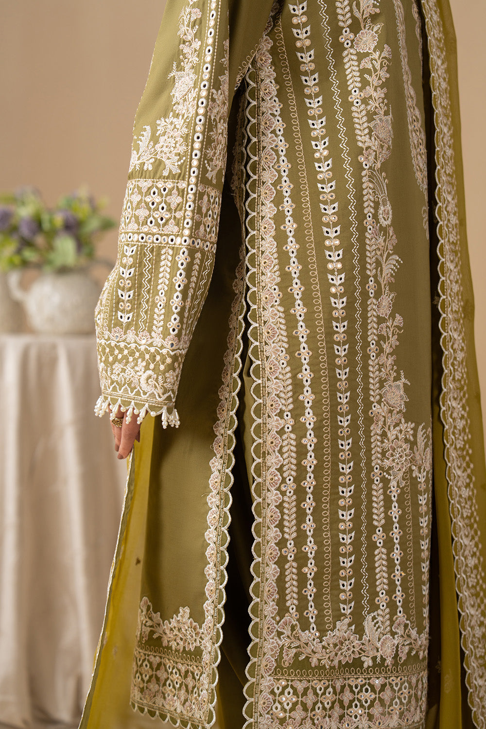 Maryum N Maria | The Eid Affair | NARIN - MSS6382 - Luxury Dress - available at Maria Faisal in UK and USA.