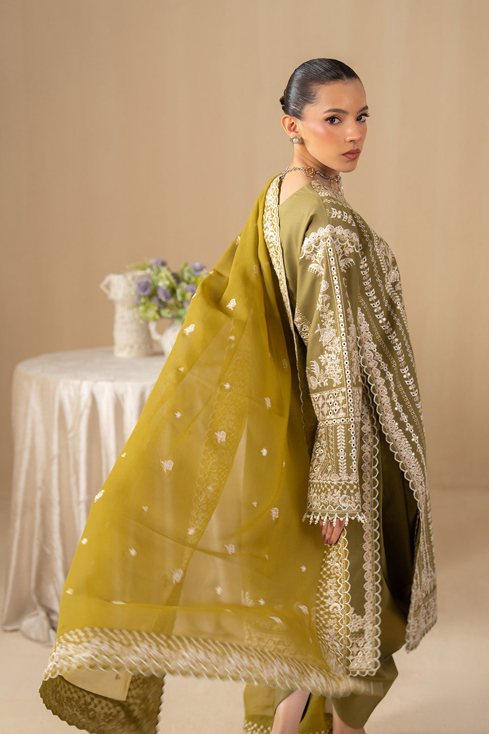 Maryum N Maria | The Eid Affair | NARIN - MSS6382 - Luxury Dress - available at Maria Faisal in UK and USA.
