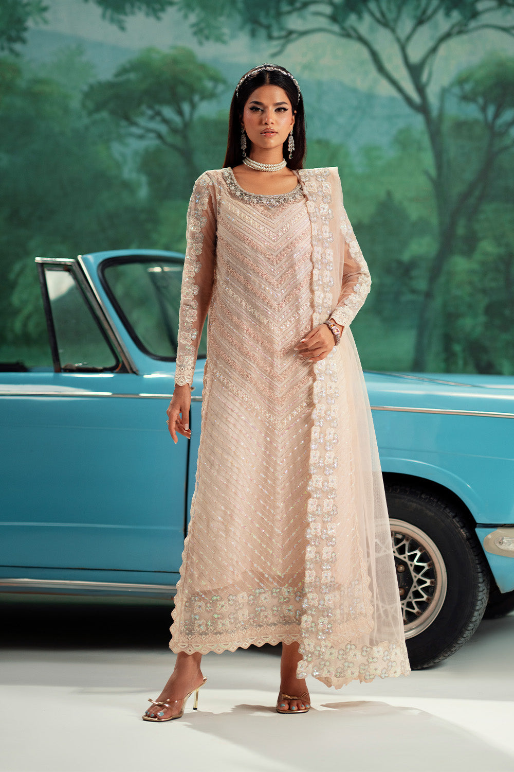 Maryum N Maria | Mushal Formals | CHARLENE - MSU5551 - Ladies Clothes - Maria Faisal