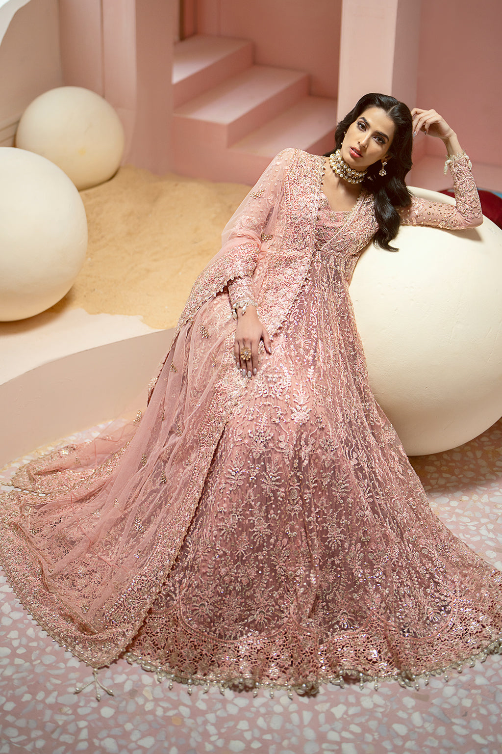 Ayzel | Luminara Wedding Formals | Earl - Pakistani Dress - Maria Faisal