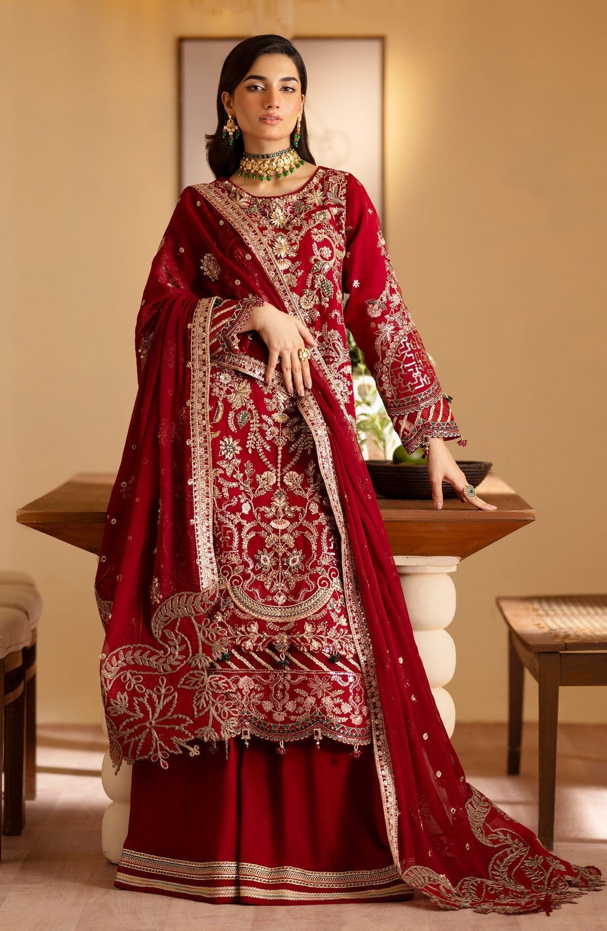 Emaan Adeel | Romansiyyah Luxury Formals 24 | Nashwa - Wedding Dress - Maria Faisal