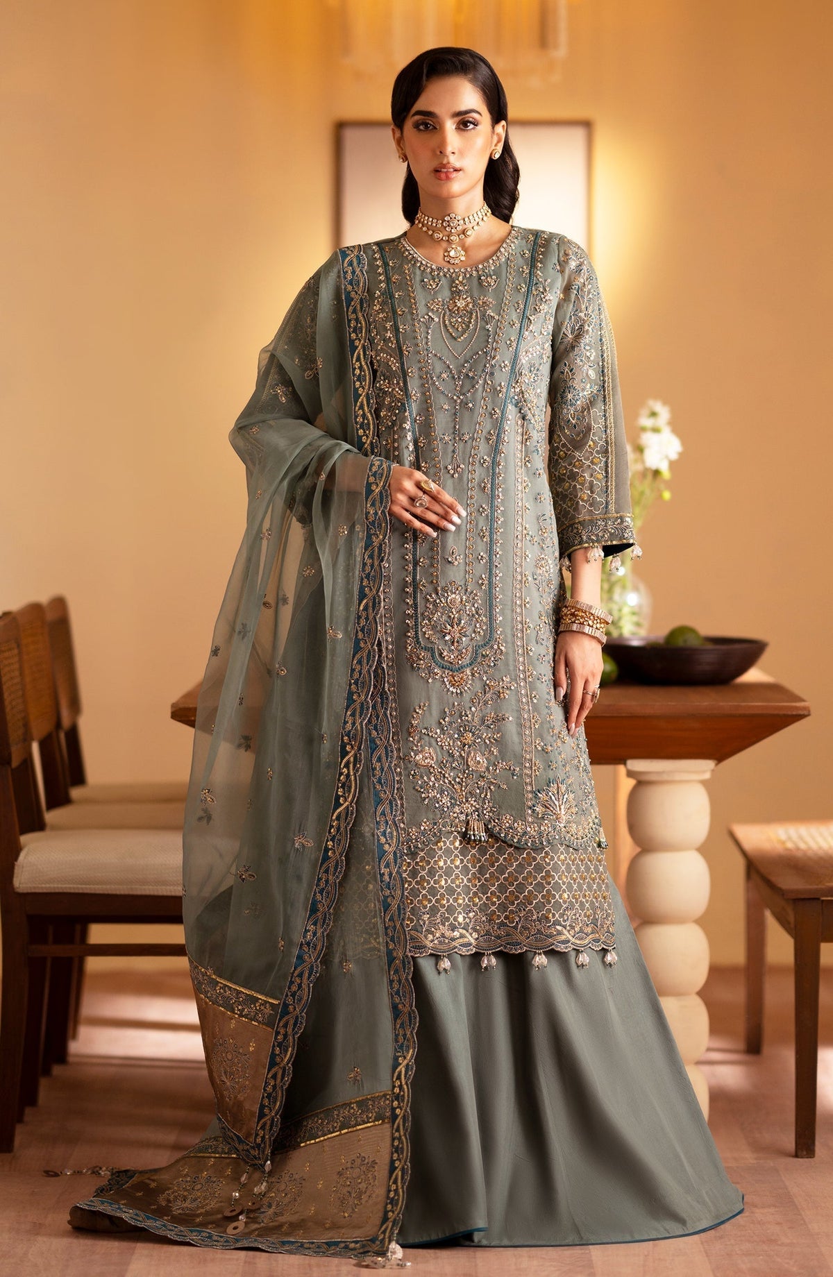 Emaan Adeel | Romansiyyah Luxury Formals 24 | Roheen - Wedding Dress - Maria Faisal