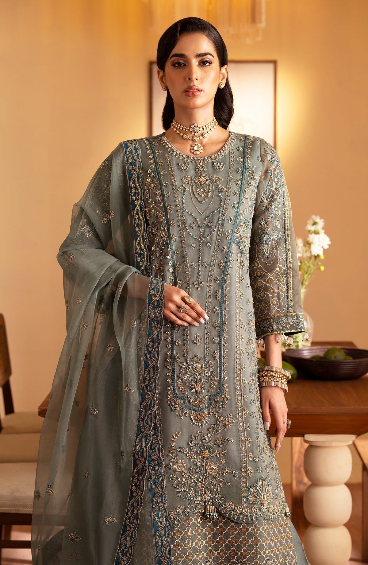 Emaan Adeel | Romansiyyah Luxury Formals 24 | Roheen - Wedding Dress - Maria Faisal