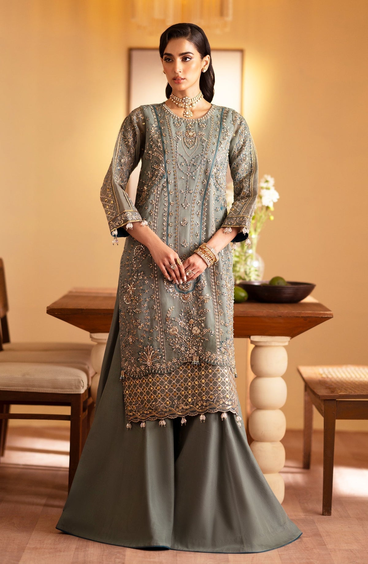 Emaan Adeel | Romansiyyah Luxury Formals 24 | Roheen - Wedding Dress - Maria Faisal