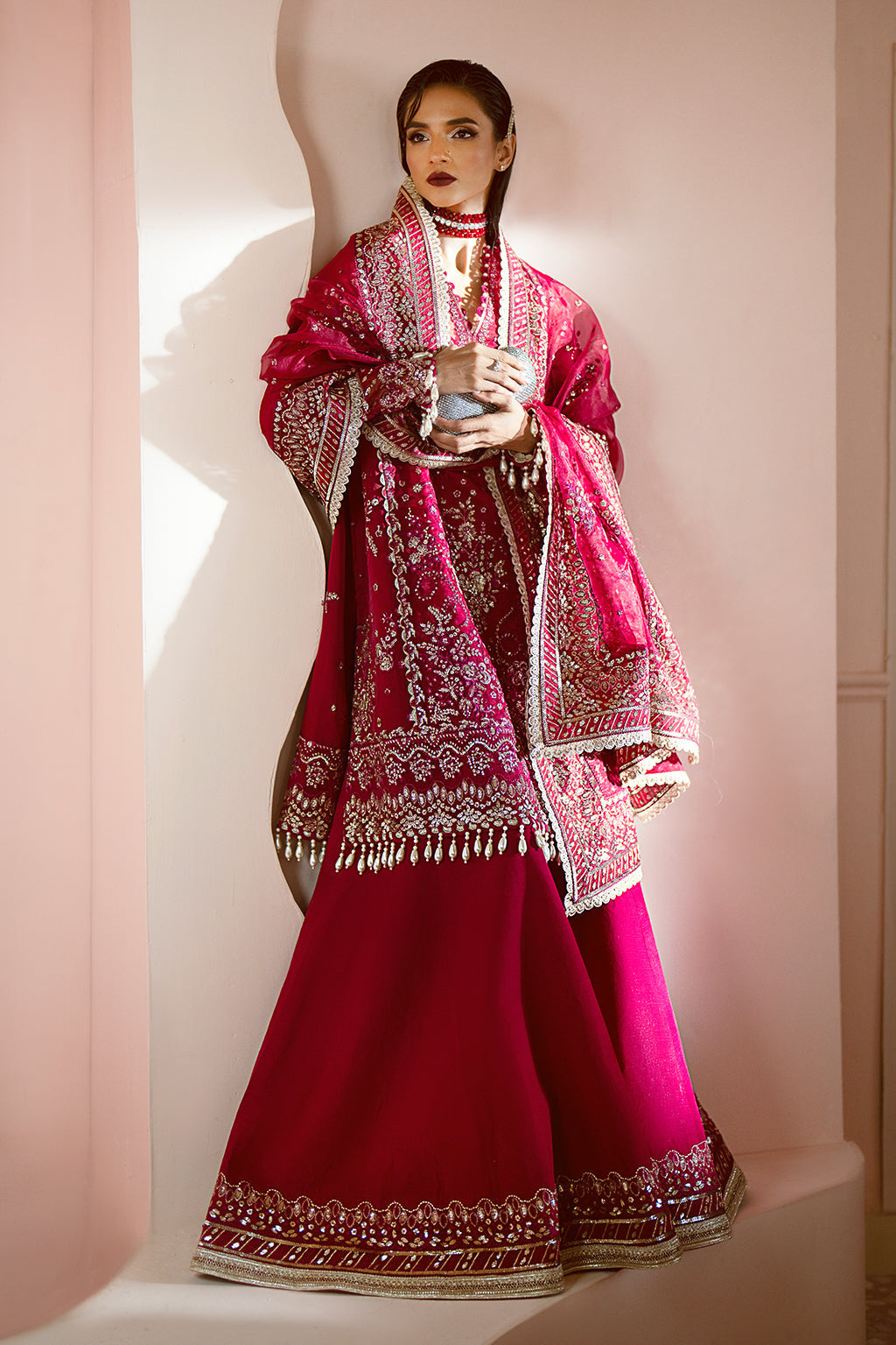 Ayzel | Luminara Wedding Formals | Ruby - Pakistani Dress - Maria Faisal