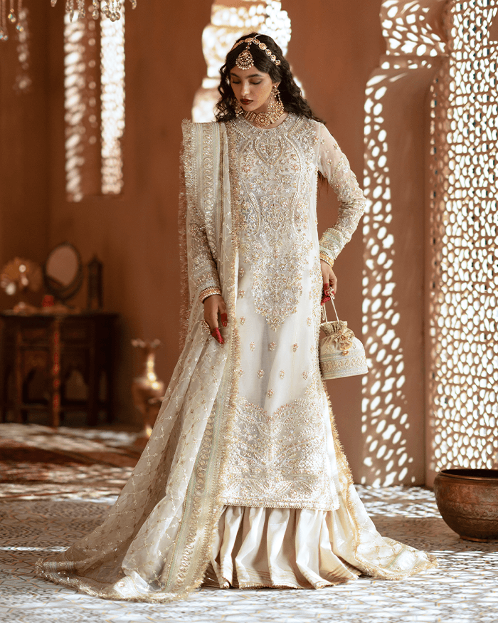 Zevk | Mughal Raniya | Ruhaani Begum by Maria Faisal - Registered Vendor of : Zevk - type : Ladies Clothes - 100% original wedding dresses