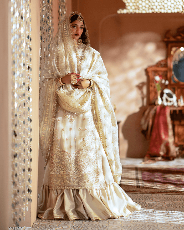 Zevk | Mughal Raniya | Ruhaani Begum by Maria Faisal - Registered Vendor of : Zevk - type : Ladies Clothes - 100% original wedding dresses