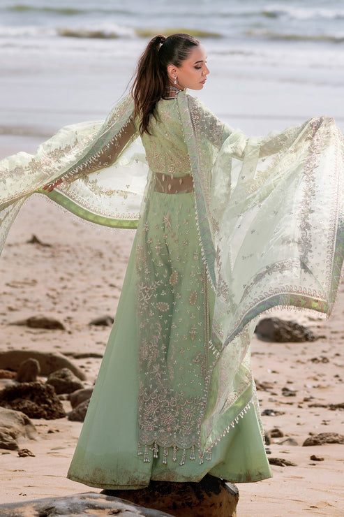 Emaan Adeel | Kamari Reveuse Wedding Formals | NOIR - Designer Dress with Intricate embroidery and embellishments. Shop elegent wedding dress at Maria Faisal.