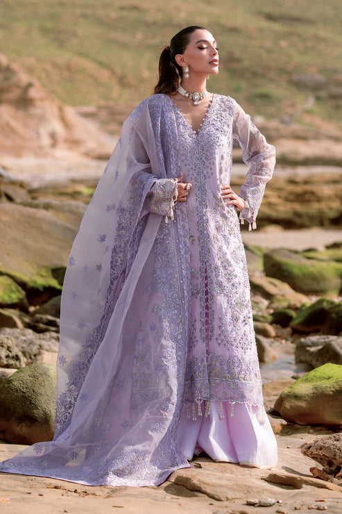 Emaan Adeel | Kamari Reveuse Wedding Formals | SELINA - Designer Dress with Intricate embroidery and embellishments. Shop elegent wedding dress at Maria Faisal.