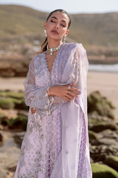 Emaan Adeel | Kamari Reveuse Wedding Formals | SELINA - Designer Dress with Intricate embroidery and embellishments. Shop elegent wedding dress at Maria Faisal.