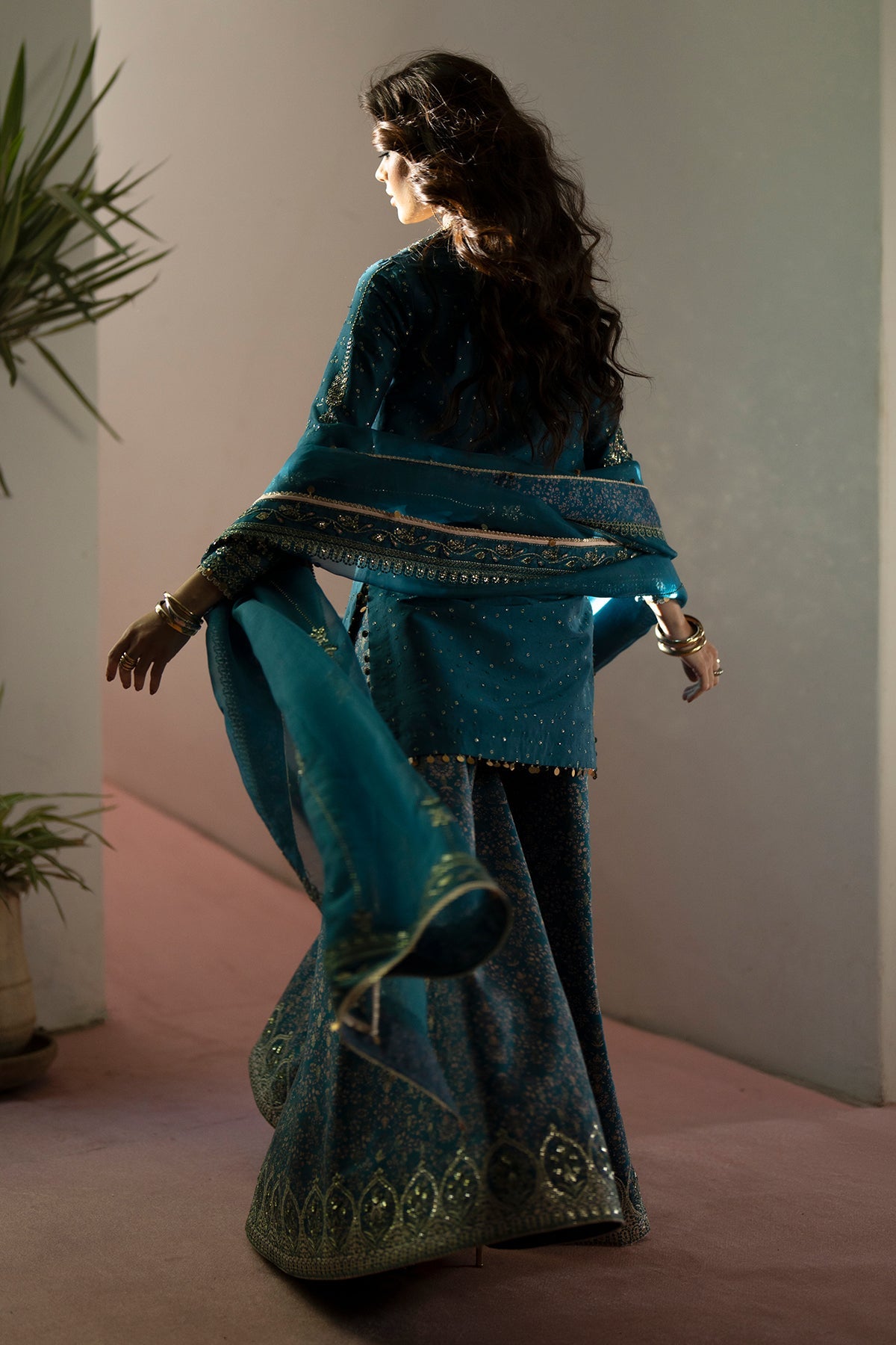 Saad Bin Shahzad | Silk'25 | ESILA - Festive Dress - available at Maria Faisal in UK and USA.