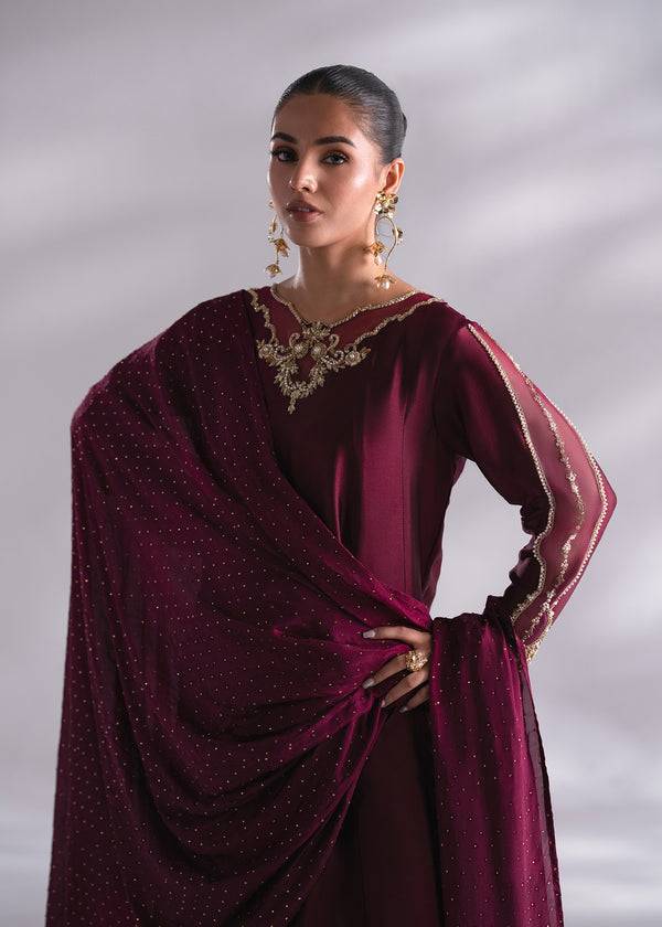 Mehak Yaqoob | Enchante The Luxe Edit | Garnet by Maria Faisal - Registered Vendor of : Mehak Yaqoob - type : Ladies Clothes - 100% original wedding dresses