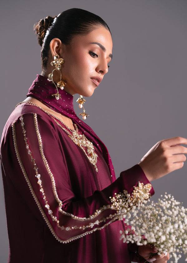 Mehak Yaqoob | Enchante The Luxe Edit | Garnet by Maria Faisal - Registered Vendor of : Mehak Yaqoob - type : Ladies Clothes - 100% original wedding dresses