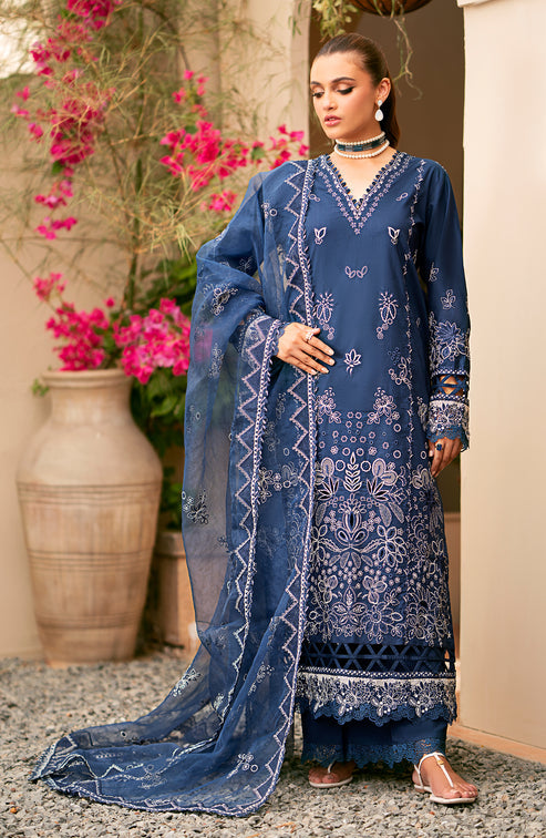 Emaan Adeel | Navaeh Luxury Pret | LYRA - Designer Dress with Intricate embroidery and embellishments. Shop elegent wedding dress at Maria Faisal.
