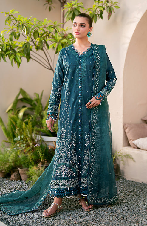 Emaan Adeel | Navaeh Luxury Pret | EDEN - Designer Dress with Intricate embroidery and embellishments. Shop elegent wedding dress at Maria Faisal.