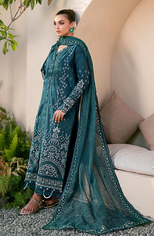 Emaan Adeel | Navaeh Luxury Pret | EDEN - Designer Dress with Intricate embroidery and embellishments. Shop elegent wedding dress at Maria Faisal.