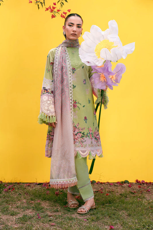 Sardinia | Cocktail Luxury Lawn | BASIL - Designer Dress with Intricate embroidery and embellishments. Shop elegent wedding dress at Maria Faisal.