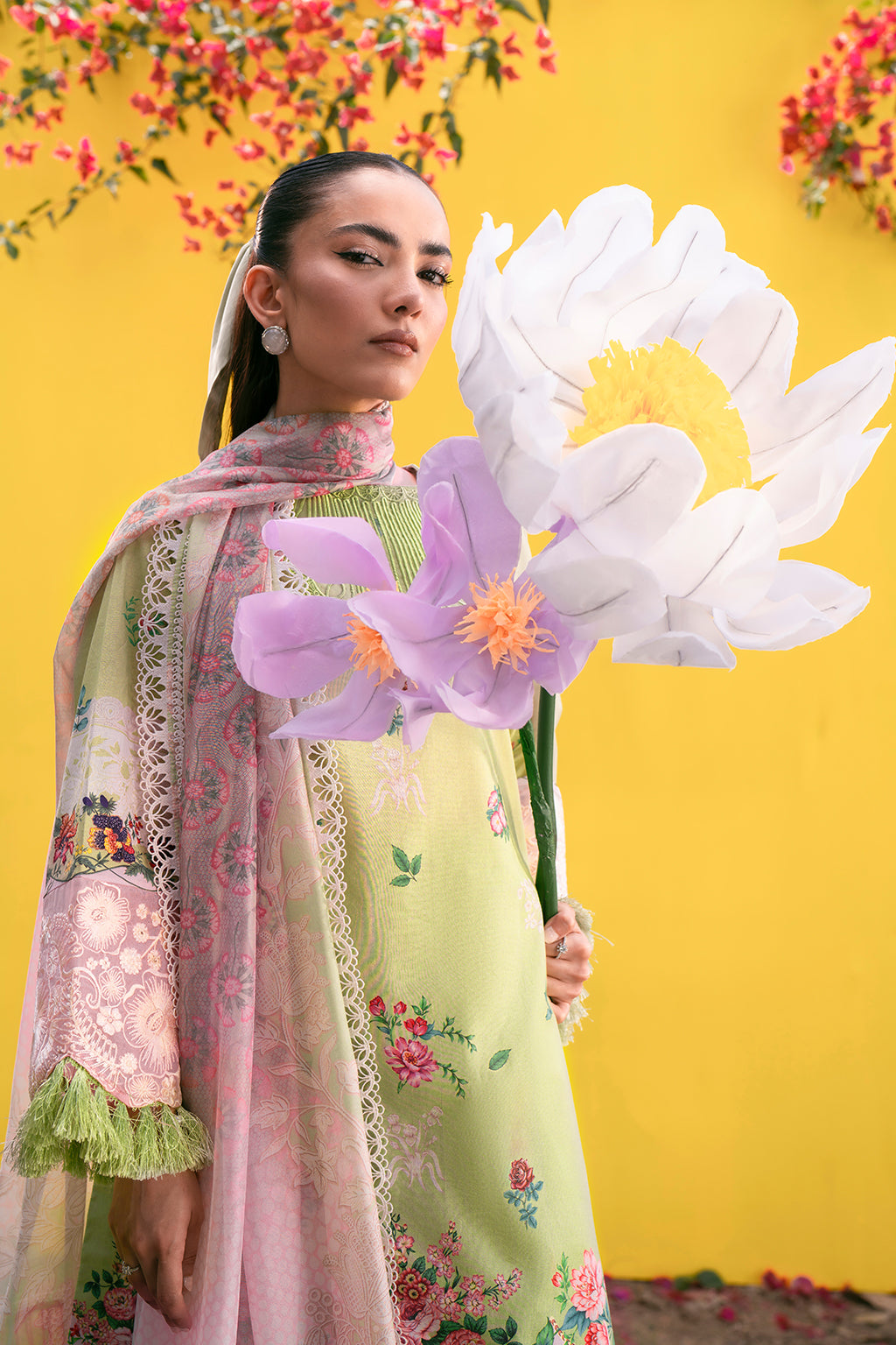 Sardinia | Cocktail Luxury Lawn | BASIL - Designer Dress with Intricate embroidery and embellishments. Shop elegent wedding dress at Maria Faisal.