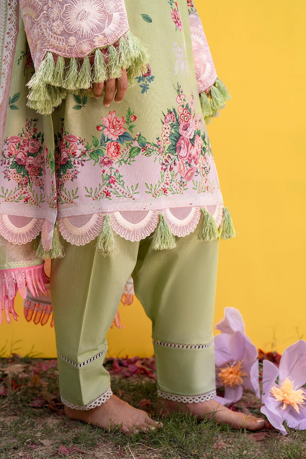 Sardinia | Cocktail Luxury Lawn | BASIL - Designer Dress with Intricate embroidery and embellishments. Shop elegent wedding dress at Maria Faisal.